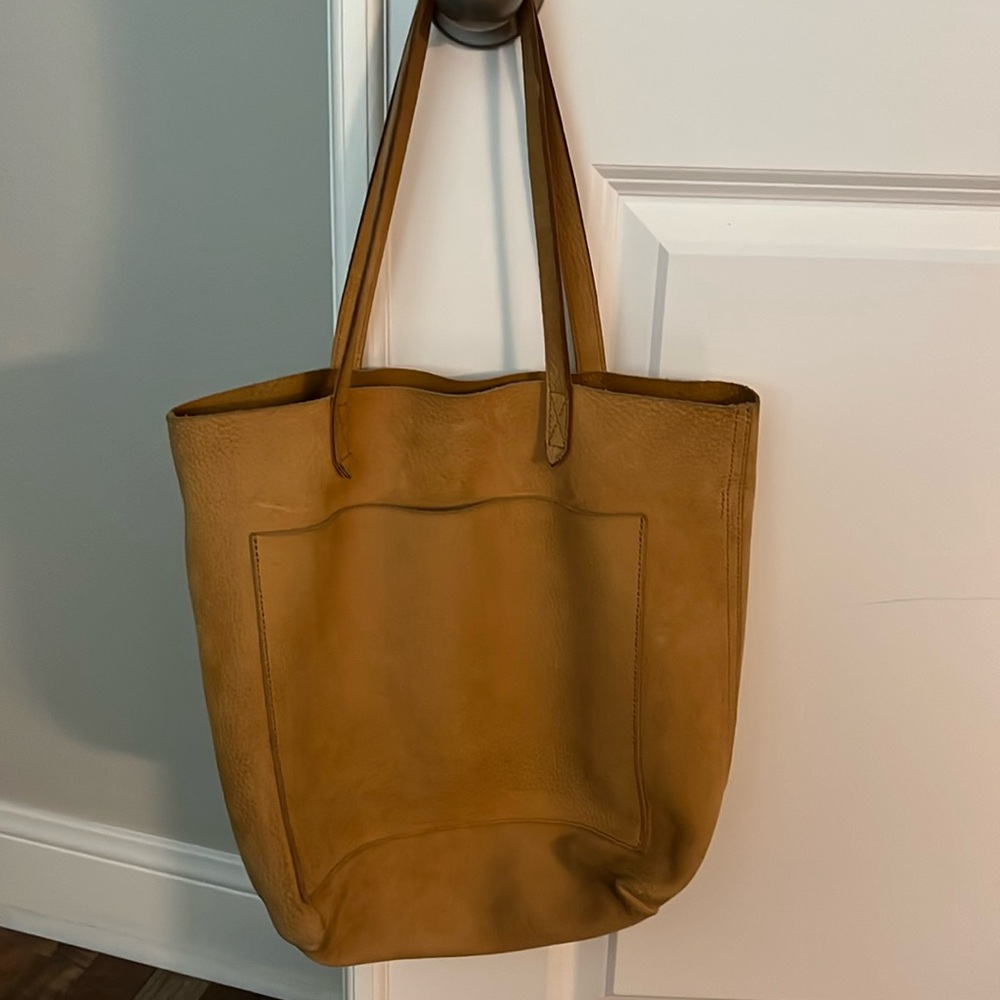 Madewell Tote - mustard color